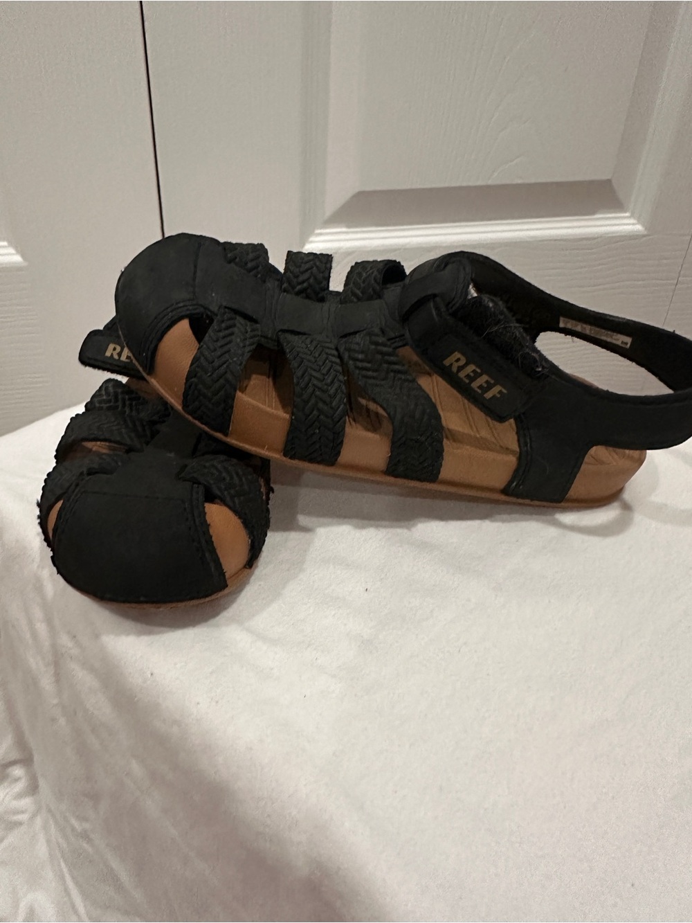 Reef Kids Water Beachy Sandals Black Size US 13